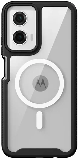 Motorola Moto G35 Hoesje Full Protect 360° Cover met MagSafe Zwart afbeelding 5