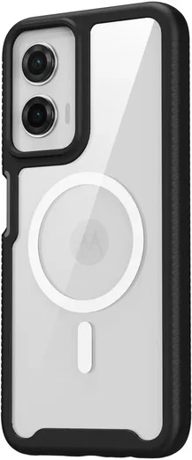 Motorola Moto G35 Hoesje Full Protect 360° Cover met MagSafe Zwart afbeelding 6
