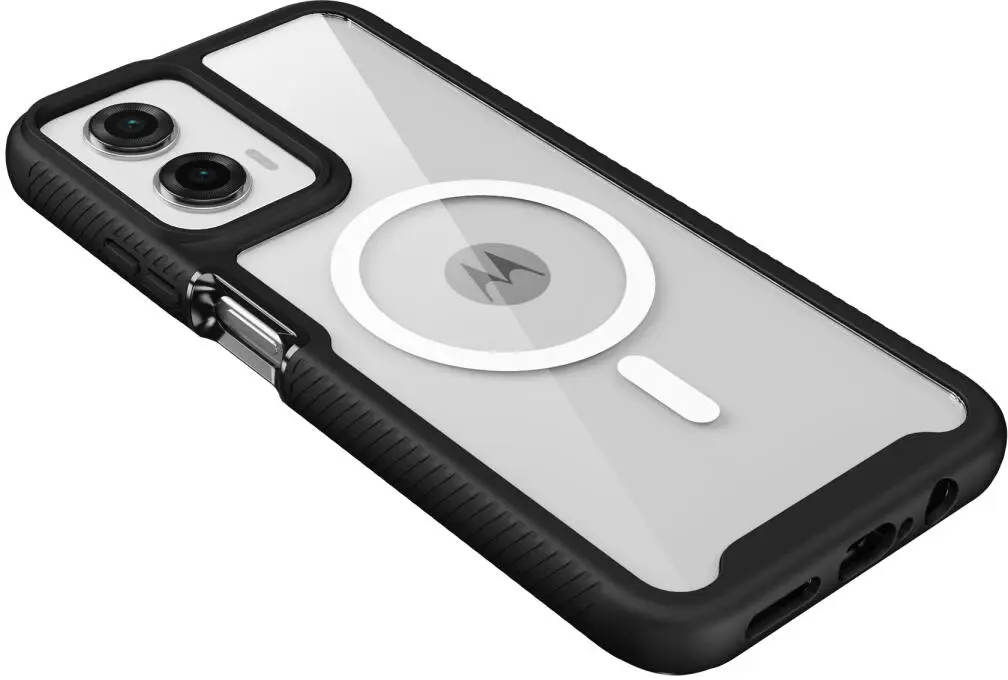 Motorola Moto G35 Hoesje Full Protect 360° Cover met MagSafe Zwart afbeelding 9