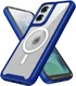 Motorola Moto G35 Hoesje Full Protect 360° Cover met MagSafe Blauw afbeelding 3
