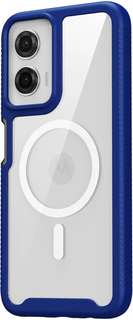 Motorola Moto G35 Hoesje Full Protect 360° Cover met MagSafe Blauw afbeelding 6