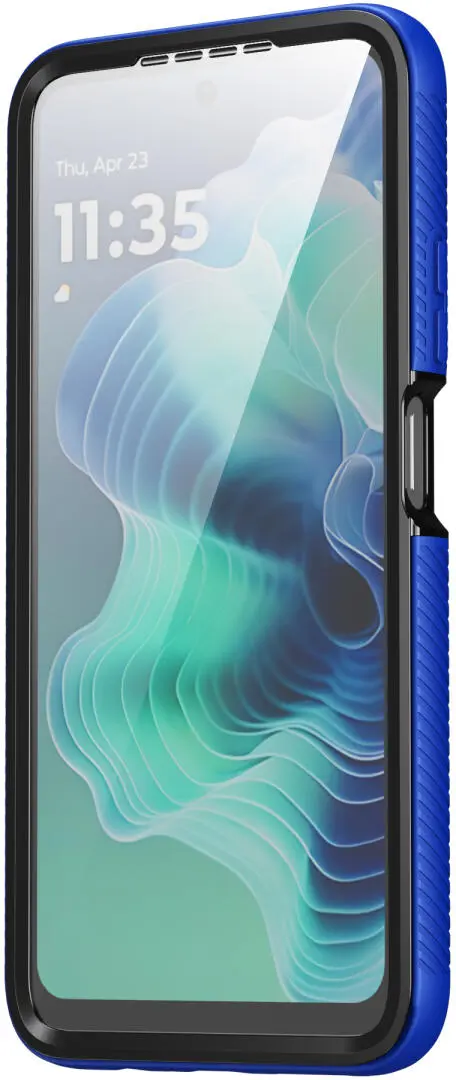Motorola Moto G35 Hoesje Full Protect 360° Cover met MagSafe Blauw afbeelding 7