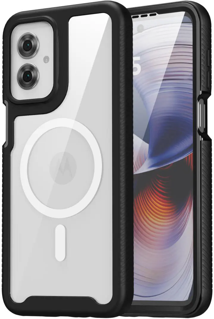Motorola Moto G55 Hoesje Full Protect 360° Cover met MagSafe Zwart afbeelding 4