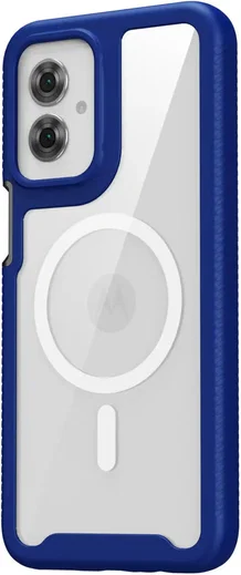 Motorola Moto G55 Hoesje Full Protect 360° Cover met MagSafe Blauw afbeelding 6
