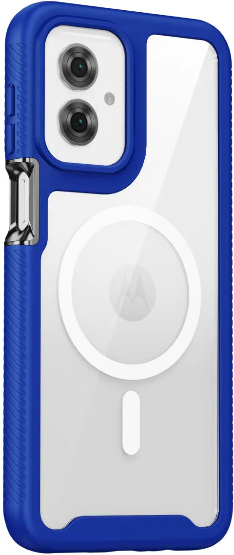 Motorola Moto G55 Hoesje Full Protect 360° Cover met MagSafe Blauw afbeelding 8