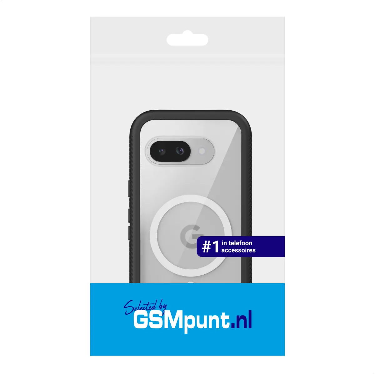 Google Pixel 9a Hoesje Full Protect 360° Cover met MagSafe Zwart afbeelding 10