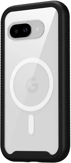 Google Pixel 9a Hoesje Full Protect 360° Cover met MagSafe Zwart afbeelding 6