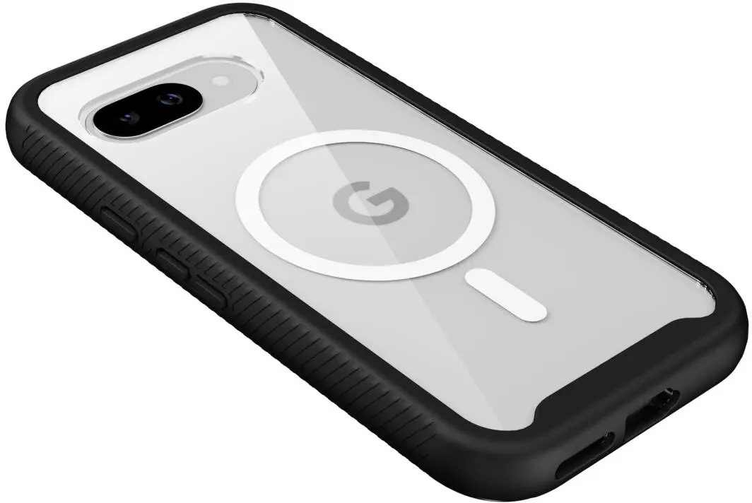 Google Pixel 9a Hoesje Full Protect 360° Cover met MagSafe Zwart afbeelding 9