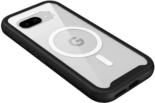 Google Pixel 9a Hoesje Full Protect 360° Cover met MagSafe Zwart afbeelding 9