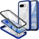 Google Pixel 9a Hoesje Full Protect 360° Cover met MagSafe Blauw afbeelding 1