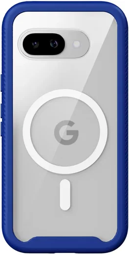 Google Pixel 9a Hoesje Full Protect 360° Cover met MagSafe Blauw afbeelding 5