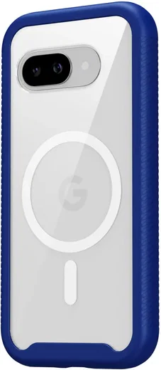 Google Pixel 9a Hoesje Full Protect 360° Cover met MagSafe Blauw afbeelding 6
