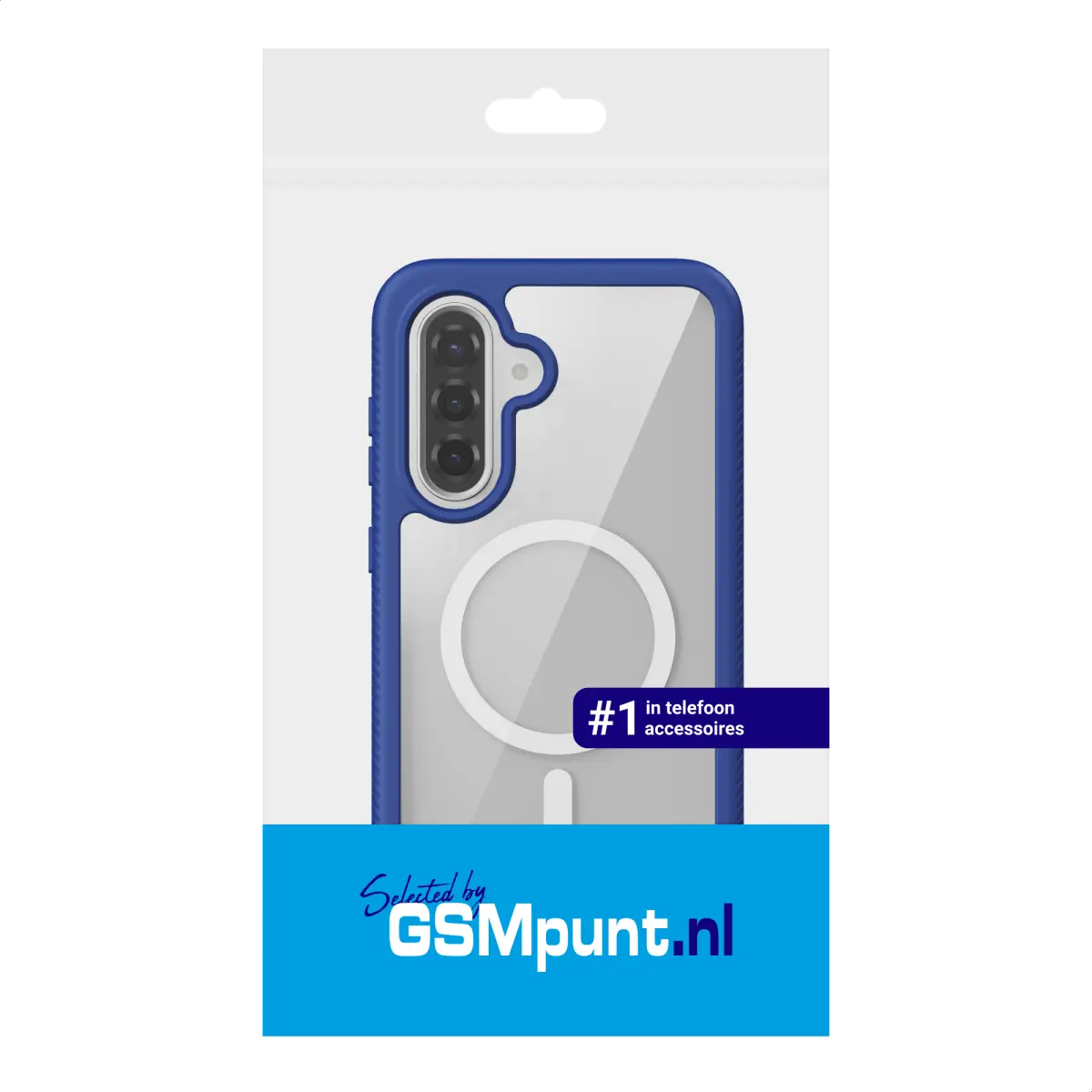 Samsung Galaxy A36 Hoesje Full Protect 360° Cover met MagSafe Blauw afbeelding 10