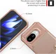 Google Pixel 9a Hoesje 3-in-1 Pasjes Portemonnee Back Cover Roze afbeelding 8