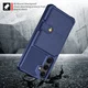 Samsung Galaxy A36 Hoesje 3-in-1 Pasjes Portemonnee Back Cover Blauw afbeelding 8