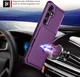Samsung Galaxy A36 Hoesje 3-in-1 Pasjes Portemonnee Back Cover Paars afbeelding 5