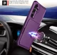 Samsung Galaxy A36 TPU Back Cover met Kunstleren Wallet Paars afbeelding 8