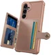 Samsung Galaxy A36 TPU Back Cover met Kunstleren Wallet Roze afbeelding 9