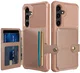 Samsung Galaxy A36 TPU Back Cover met Kunstleren Wallet Roze