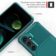Samsung Galaxy A36 TPU Back Cover met Kunstleren Wallet Groen afbeelding 6