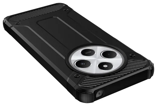 Xiaomi Redmi 14C Hoesje Shock Proof Hybride Back Cover Zwart afbeelding 10