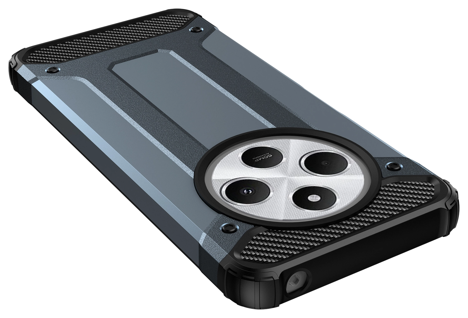 Xiaomi Redmi 14C Hoesje Shock Proof Hybride Back Cover Blauw afbeelding 10
