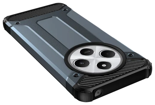 Xiaomi Redmi 14C Hoesje Shock Proof Hybride Back Cover Blauw afbeelding 10