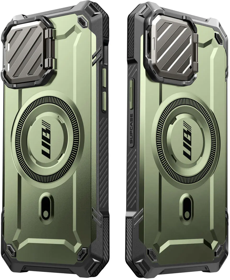 SUPCASE UB Pro MagXT Apple iPhone 17e / 16e Hoesje Camera Protector Groen afbeelding 10