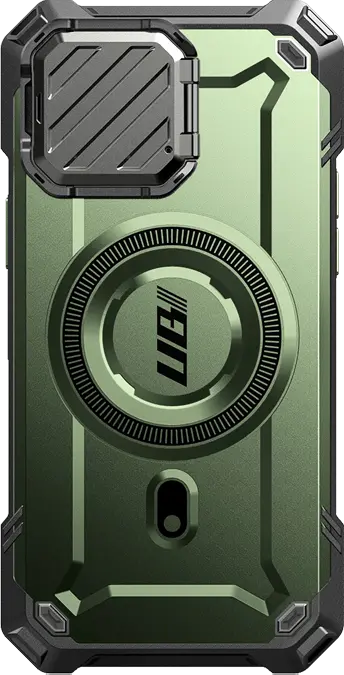 SUPCASE UB Pro MagXT Apple iPhone 17e / 16e Hoesje Camera Protector Groen afbeelding 2