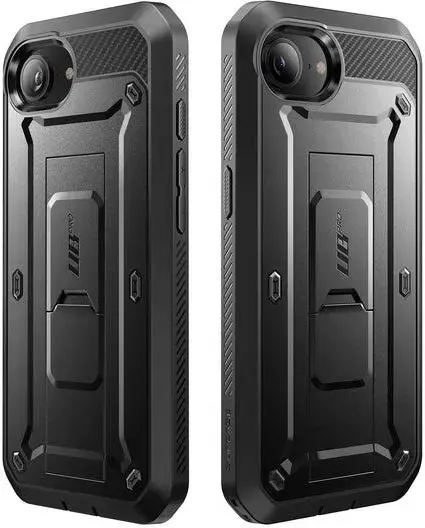 SUPCASE UB Pro Rugged iPhone 17e / 16e Hoesje Full Protect Kickstand Zwart afbeelding 9