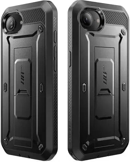 SUPCASE UB Pro Rugged iPhone 17e / 16e Hoesje Full Protect Kickstand Zwart afbeelding 9