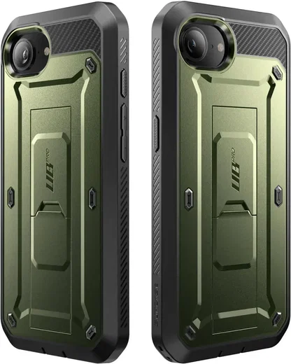 SUPCASE UB Pro Apple iPhone 17e / 16e Hoesje Full Protect Kickstand Groen afbeelding 9