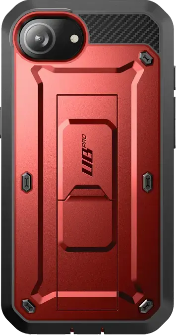 SUPCASE UB Pro Apple iPhone 17e / 16e Hoesje Full Protect Kickstand Rood afbeelding 2
