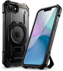 SUPCASE UB Grip Apple iPhone 16e Hoesje MagSafe Kickstand Zwart afbeelding