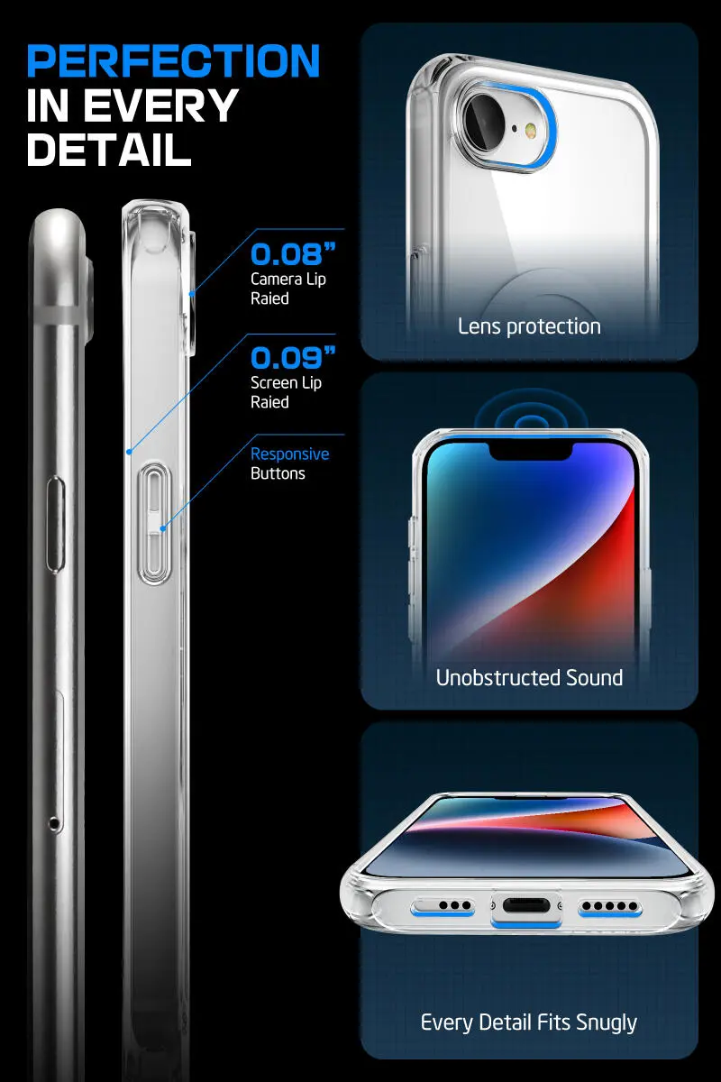 SUPCASE UB Mag Slim iPhone 17e / 16e MagSafe Back Cover Transparant afbeelding 7