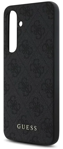 Guess Samsung S24 FE Hoesje Hard Case 4G Metal Gold Logo Grijs afbeelding 6