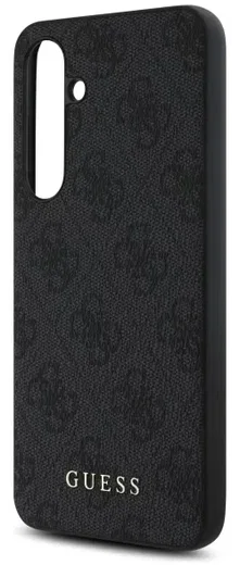 Guess Samsung S24 FE Hoesje Hard Case 4G Metal Gold Logo Grijs afbeelding 6