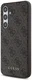 Guess Samsung Galaxy S24 FE Hoesje Hard Case 4G Metal Gold Logo Bruin afbeelding 2