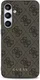 Guess Samsung Galaxy S24 FE Hoesje Hard Case 4G Metal Gold Logo Bruin afbeelding 3