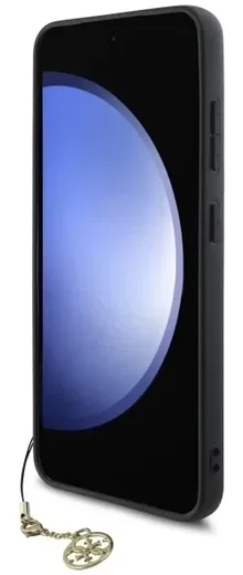 Guess Samsung Galaxy S24 FE Hoesje Charm Back Cover Grijs afbeelding 5