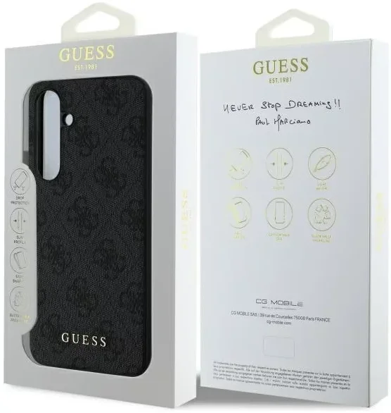 Guess Samsung Galaxy S24 FE Hoesje Charm Back Cover Grijs afbeelding 8