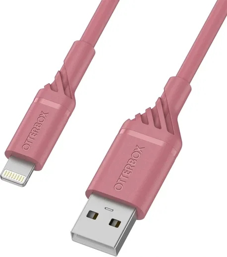OtterBox 3A USB-A naar Lightning Kabel 1M MFi Roze afbeelding 1