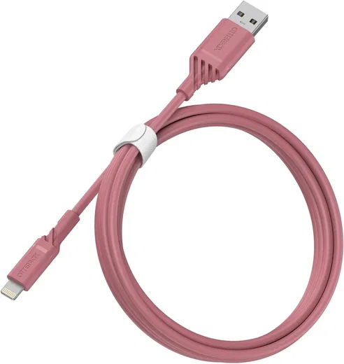 OtterBox 3A USB-A naar Lightning Kabel 1M MFi Roze afbeelding 2