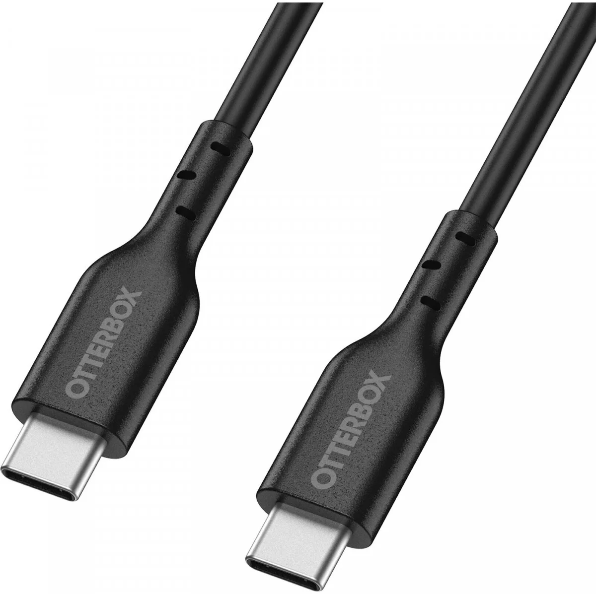 OtterBox 3A USB-C naar USB-C Kabel 60W Fast Charge 1M Zwart afbeelding 1
