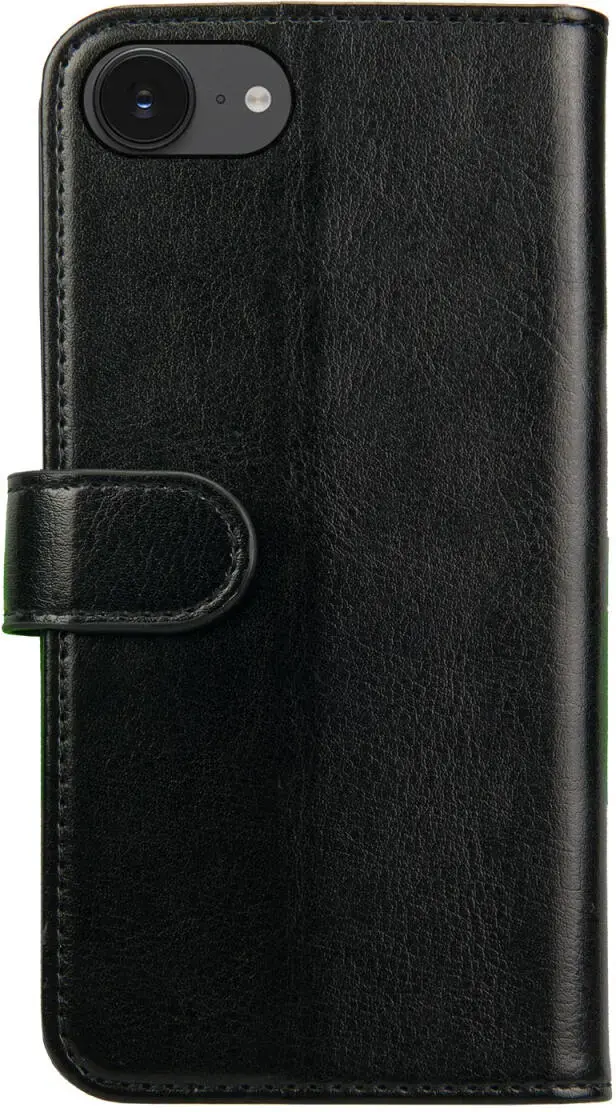 Rosso Element Apple iPhone 17e / 16e Hoesje Book Case Wallet Zwart afbeelding 2