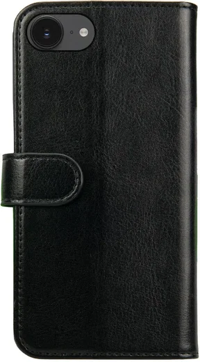 Rosso Element Apple iPhone 17e / 16e Hoesje Book Case Wallet Zwart afbeelding 2
