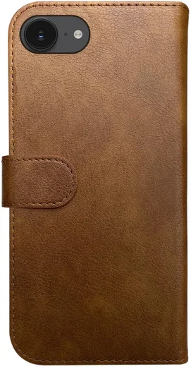 Rosso Element Apple iPhone 17e / 16e Hoesje Book Case Wallet Bruin afbeelding 2