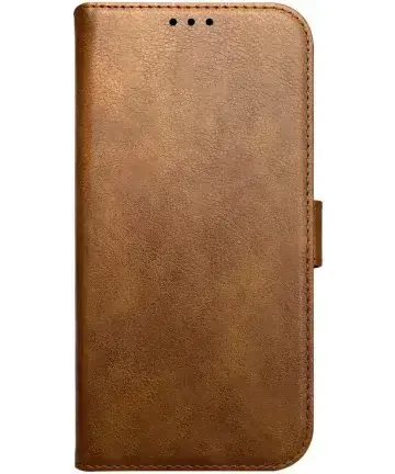 Rosso Element Apple iPhone 17e / 16e Hoesje Book Case Wallet Bruin afbeelding 8