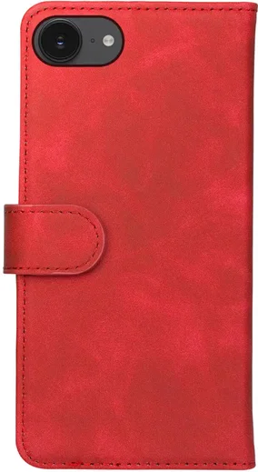 Rosso Element Apple iPhone 17e / 16e Hoesje Book Case Wallet Rood afbeelding 2