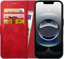 Rosso Element Apple iPhone 17e / 16e Hoesje Book Case Wallet Rood